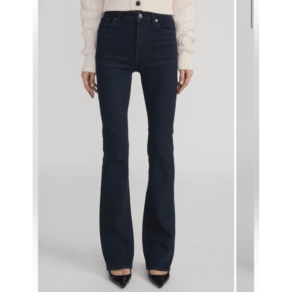 Frame The Reboot Flare Wide Leg Cotton Boho Retro Old Money Bootcut Jeans 29